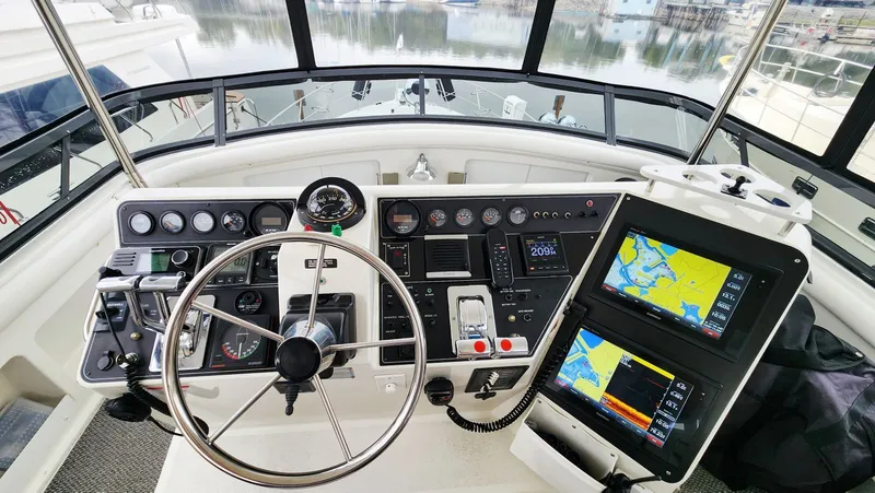 Slide: The Image of Carver 440 Aft Cabin Motor Yacht 1995 - 12