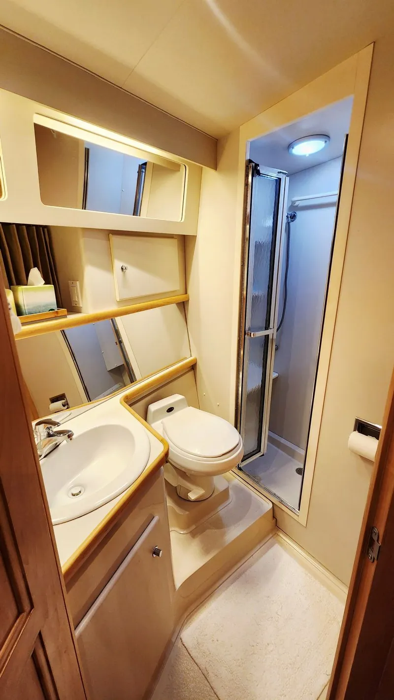 Slide: The Image of Carver 440 Aft Cabin Motor Yacht 1995 - 43