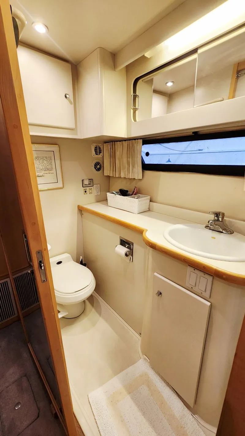 Slide: The Image of Carver 440 Aft Cabin Motor Yacht 1995 - 50