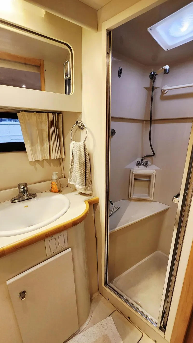 Slide: The Image of Carver 440 Aft Cabin Motor Yacht 1995 - 51