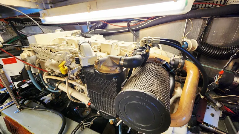 Slide: The Image of Carver 440 Aft Cabin Motor Yacht 1995 - 58