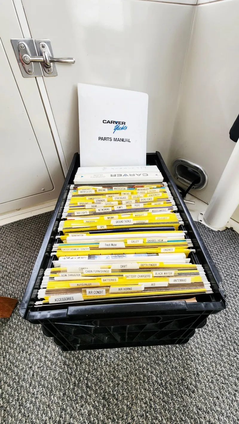 Slide: The Image of Carver 440 Aft Cabin Motor Yacht 1995 - 63