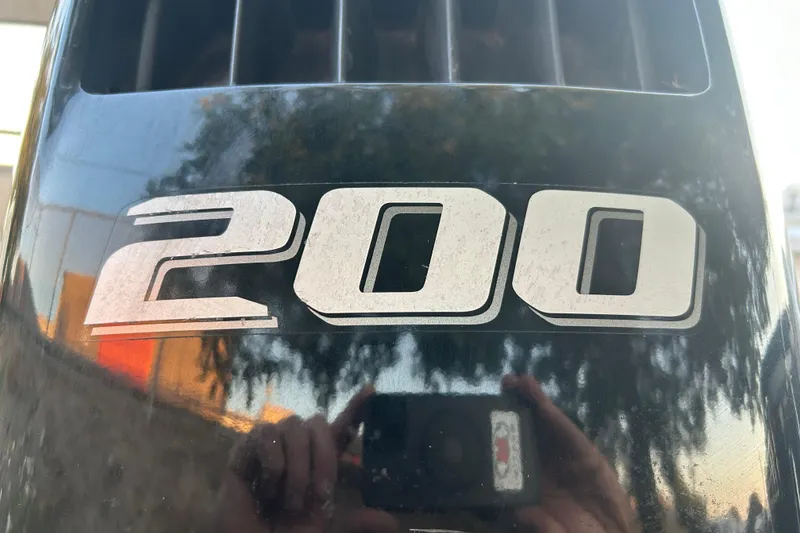 Slide: The Image of 2022 Avalon Catalina 2585 VRB boat exterior with chrome detailing. - 3