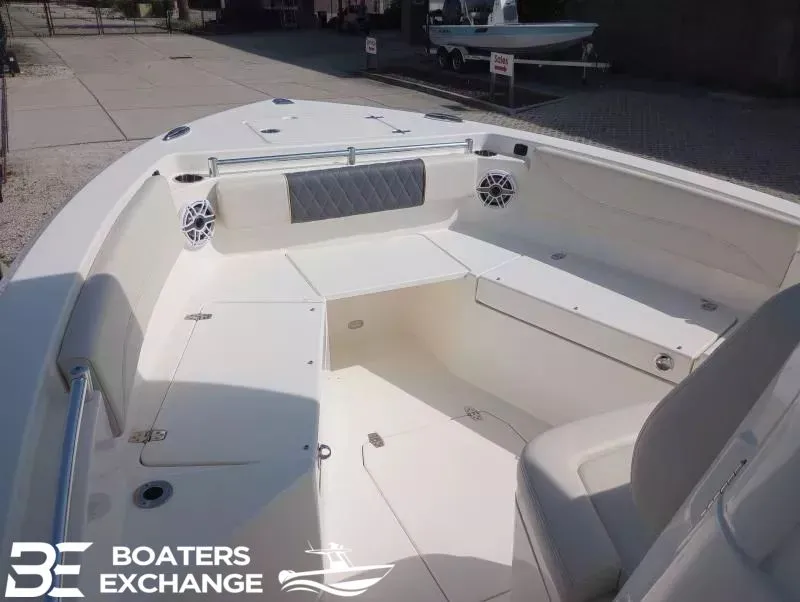 Slide: The Image of Interior view of 2022 Cobia 240 Center Console boat. - 7