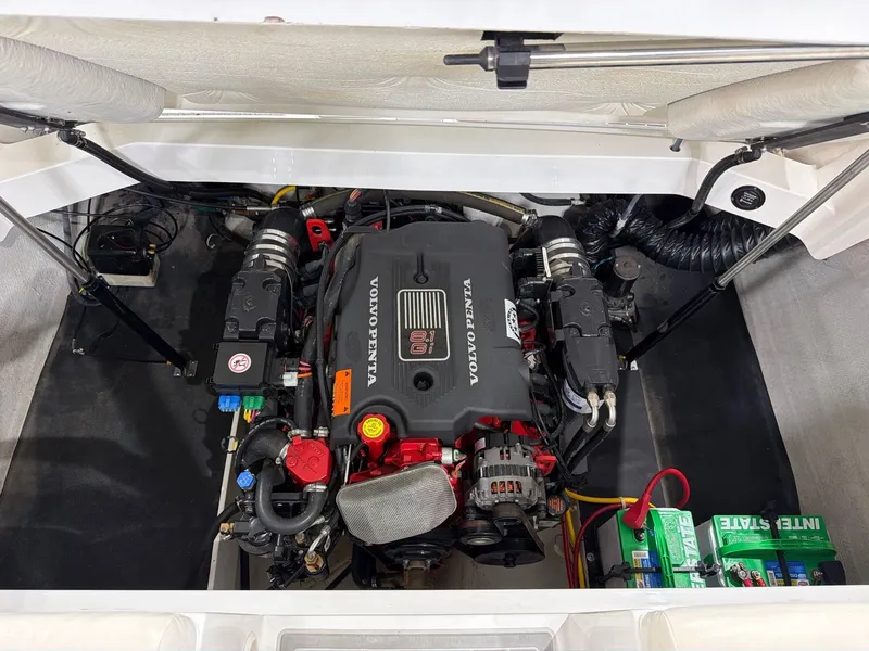 Slide: The Image of Engine compartment of a 2003 Cobalt 262 with Volvo Penta 8.1 GI engine. - 22