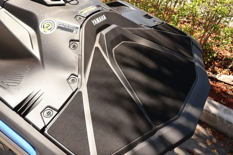 Slide: The Image of Close-up of the 2026 Yamaha WaveRunners Jetblaster deck. - 11