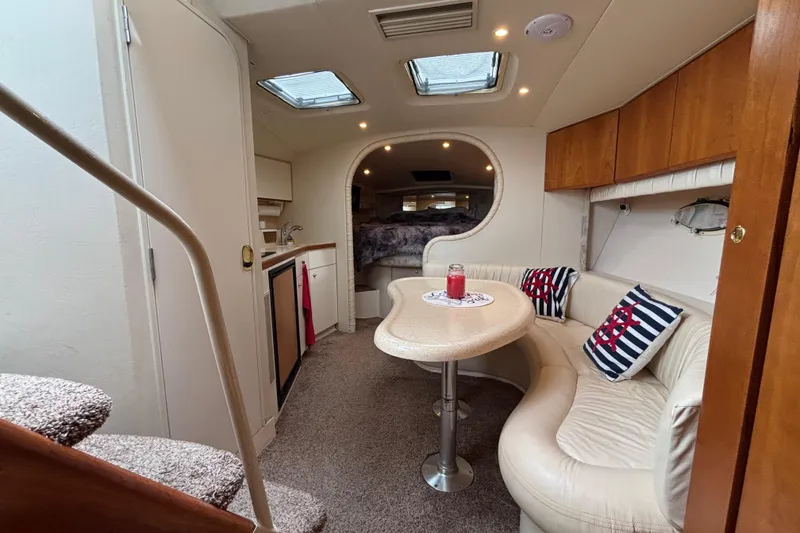 Slide: The Image of Engine compartment of a 1998 Silverton 360 Express with Kohler power system. - 42