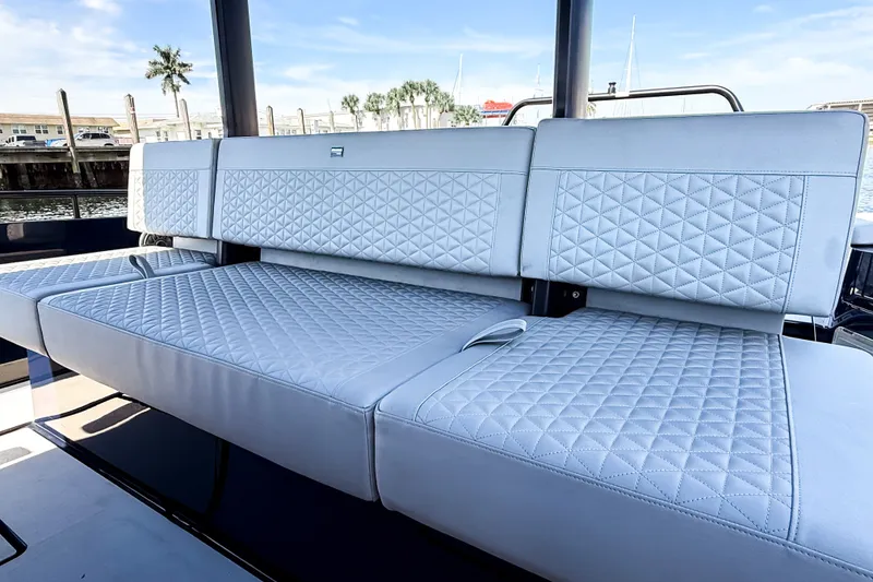 Slide: The Image of The 2024 BRABUS Shadow 1000 ST features luxurious quilted seating with a modern design. - 32
