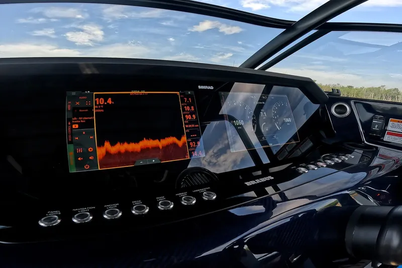 Slide: The Image of The cockpit of the BRABUS Shadow 1000 ST features modern instruments and a large display. - 27