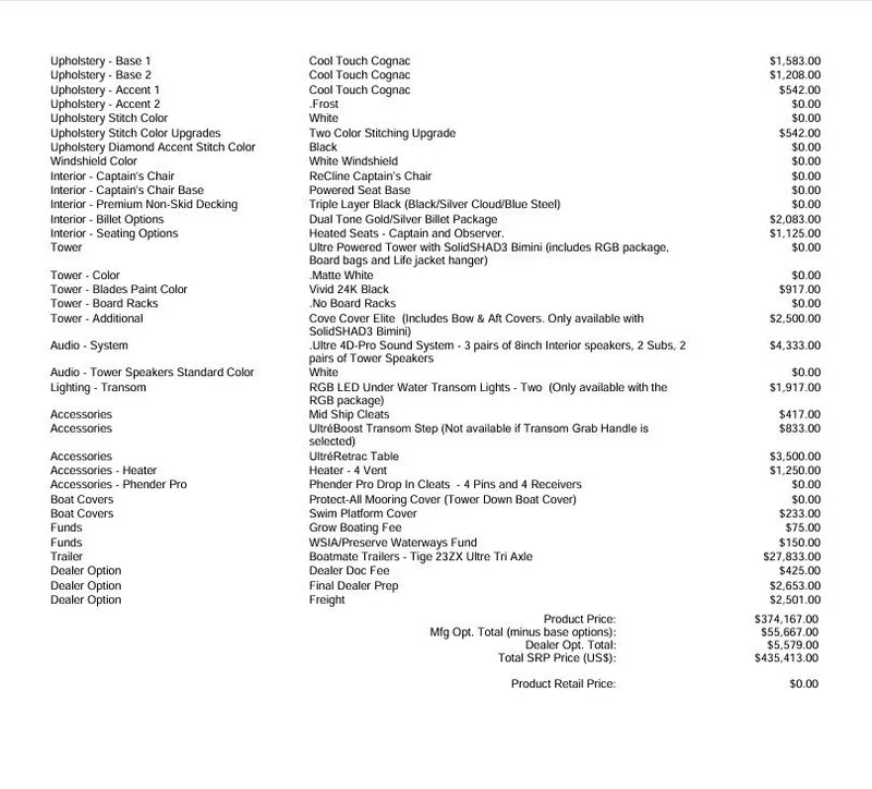 Slide: The Image of Tigé Ultre 23 ZX 2026 - 39