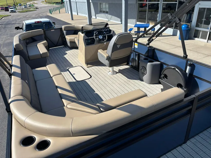 Slide: The Image of Interior of 2026 Viaggio V20C with beige seating. - 19
