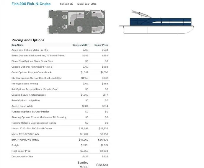 Slide: The Image of Bentley Pontoons 200 Fish N Cruise 2026 - 6