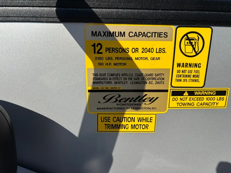 Slide: The Image of Bentley Pontoons 220 fish cwt 2026 - 14