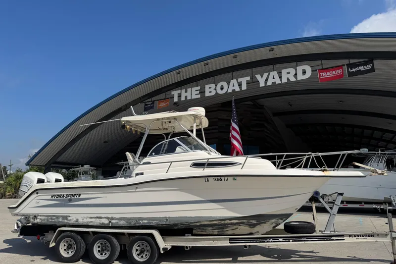 Slide: The Image of 1997 Hydra-Sports VECTOR 2650 WA boat on trailer at The Boat Yard. - 5