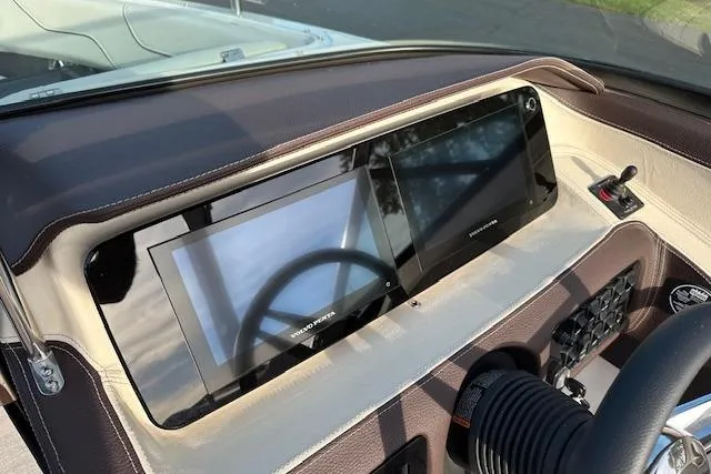 Slide: The Image of 2026 Regal LS6 dashboard with dual touchscreen displays and modern controls. - 9