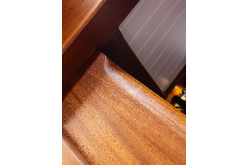 Slide: The Image of Polished wooden interior detail of 2011 Spirit 50 DH yacht. - 24