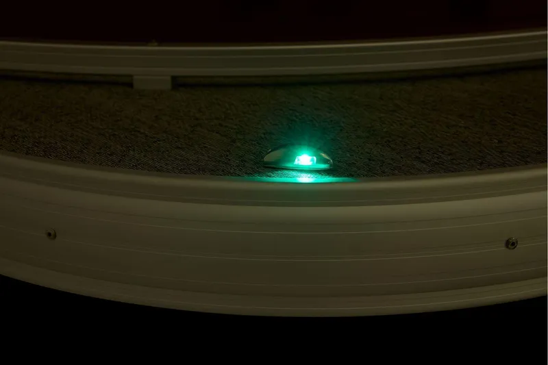 Slide: The Image of Manufacturer Provided Image: 2026 Sun Tracker Bass Buggy 16 XL Select with illuminated green deck light. - 76