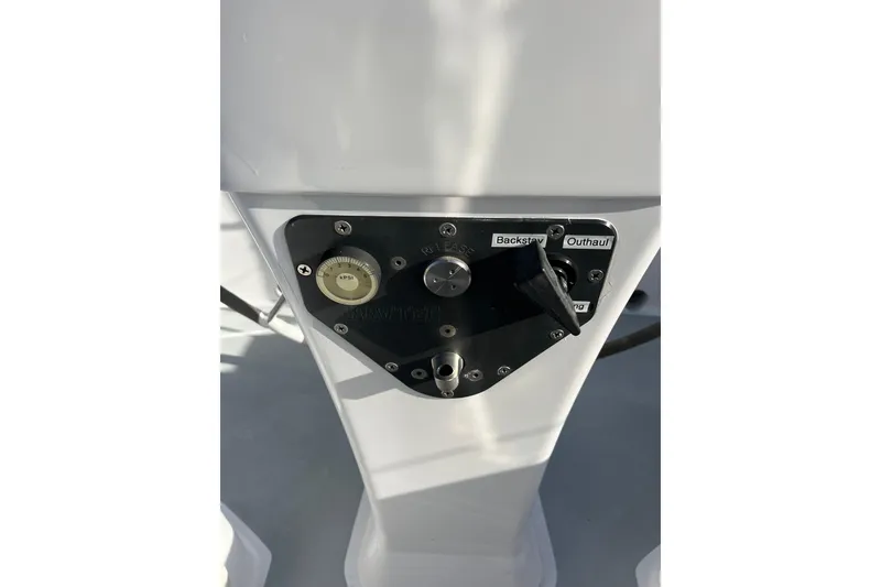 Slide: The Image of Close-up of Able Apogee 50 sailboat control panel, 1995 model. - 65