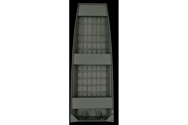 Slide: The Image of 2024 Polar Kraft 1648 jon boat, 16' length, 48" width, top view. - 5