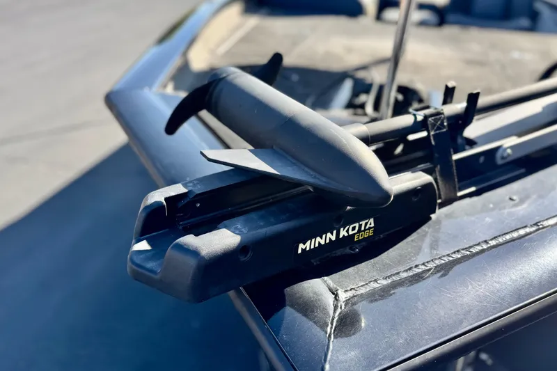 Slide: The Image of Minn Kota Edge trolling motor on 2019 Tracker Pro Team 175 boat. - 8