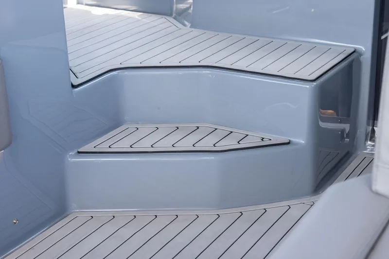 Slide: The Image of Modern boat steps with sleek design, Hanover 387, 2025 model. - 28