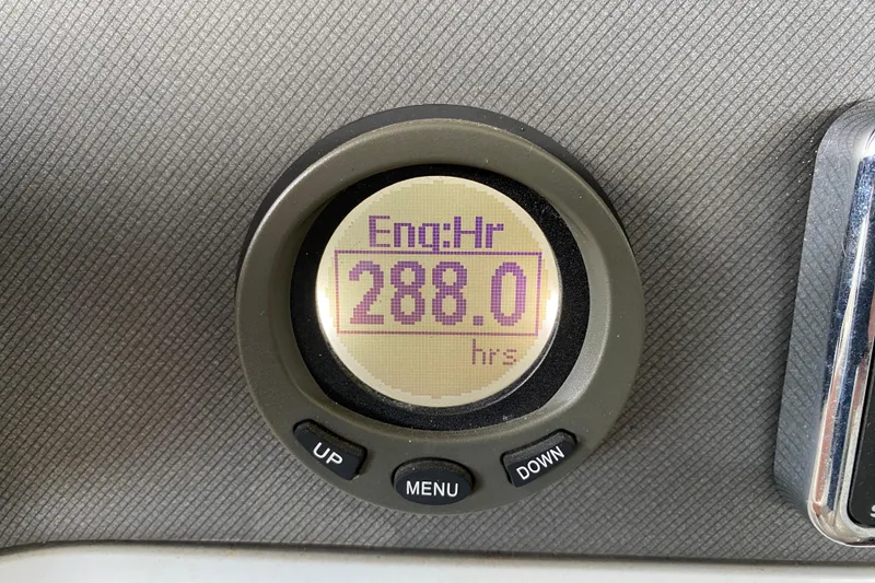 Slide: The Image of Engine hour meter displaying 288.0 hours on 2018 Manitou 25 X-Plode SRW SHP. - 26
