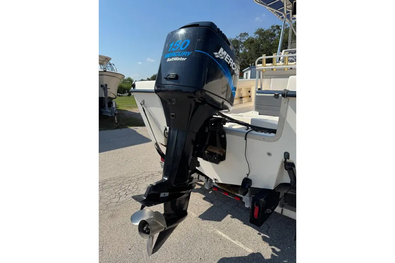 Slide: The Image of 2002 Sea Fox 236 Center Console with Mercury 150 Saltwater outboard engine. - 7