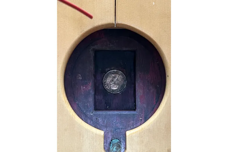 Slide: The Image of Interior of a 2017 Classic Dark Harbor 17 1/2 sailboat with wooden paneling. - 23