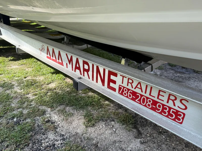 Slide: The Image of 2023 SeaHunter 28 Floridian on AAA Marine trailer, contact 786-208-9353. - 15