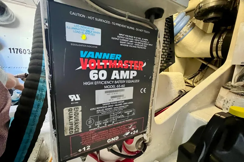 Slide: The Image of Boat navigation system on a 2006 Bertram 390 Convertible, featuring Garmin and Furuno displays. - 66