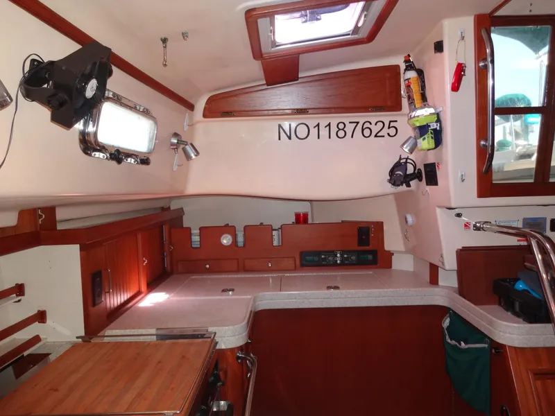 Slide: The Image of standing at double sinks looking aft on starboard side - 13