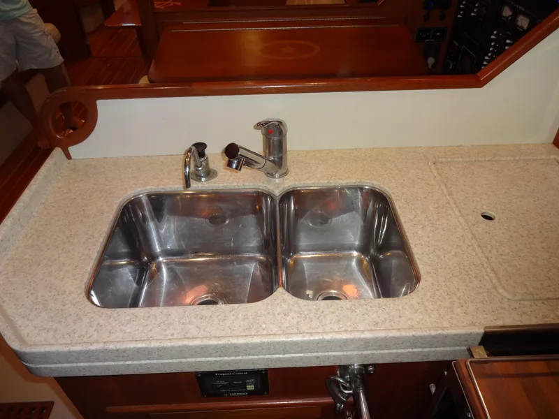 Slide: The Image of Double sinks stainless steel - 19