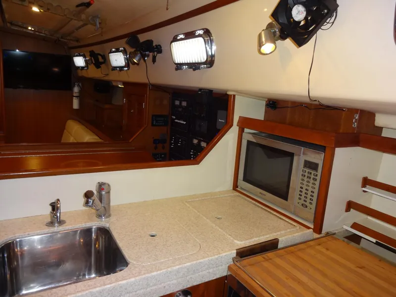 Slide: The Image of Galley looking forward to starboard salon - 5