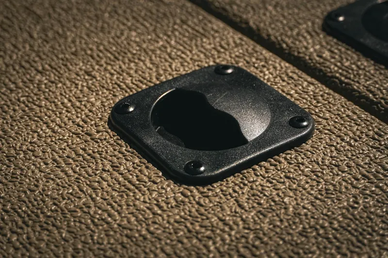 Slide: The Image of Close-up of textured surface with a black mount on a 2026 G3 Sportsman 1710. - 37