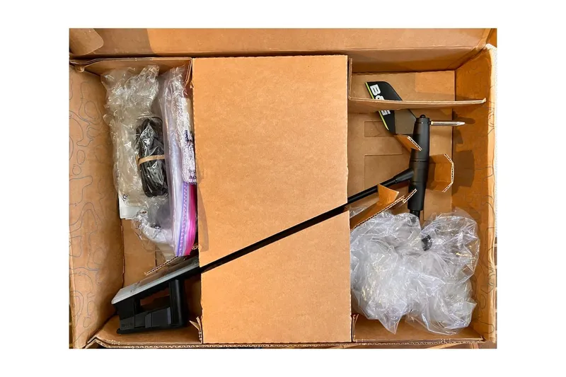 Slide: The Image of Boxed components for 1981 Jensen Marine/Cal Boats 39 MK III, including wrapped parts and accessories. - 45