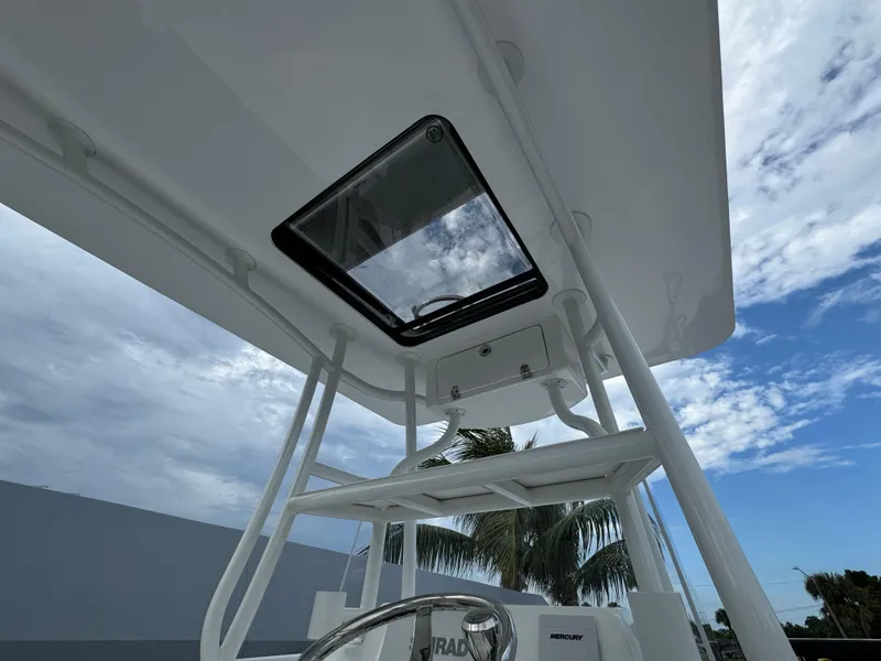 Slide: The Image of Close-up of 2025 Shallow Sport 25 X3 boat speakers. - 16