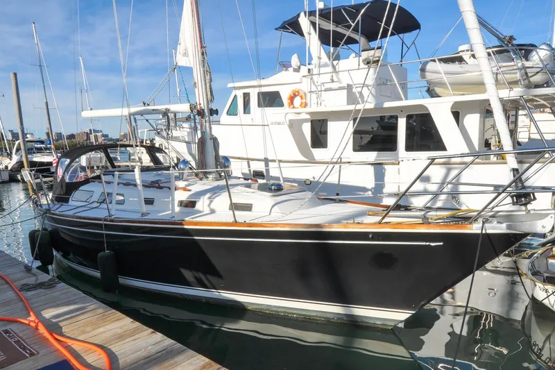 Slide: The Image of Sabre 36 - Poppy - On Dock - 1