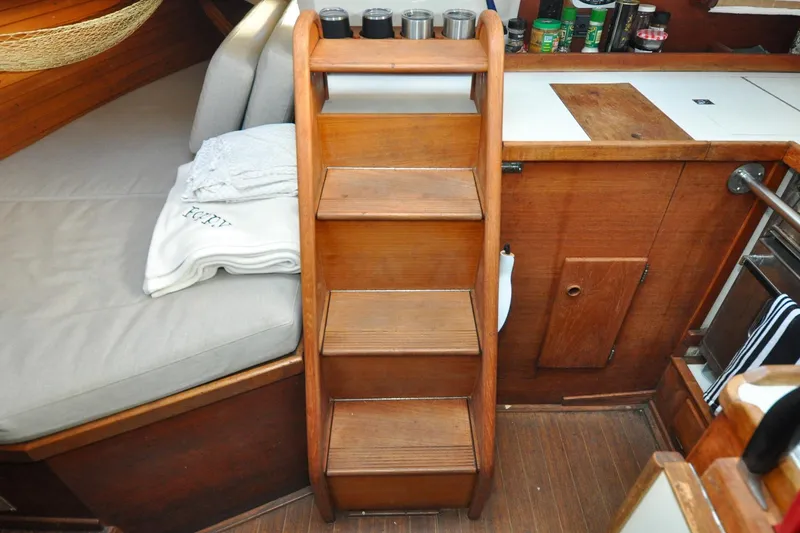 Slide: The Image of Sabre 36 - Poppy - Companionway Steps - 101