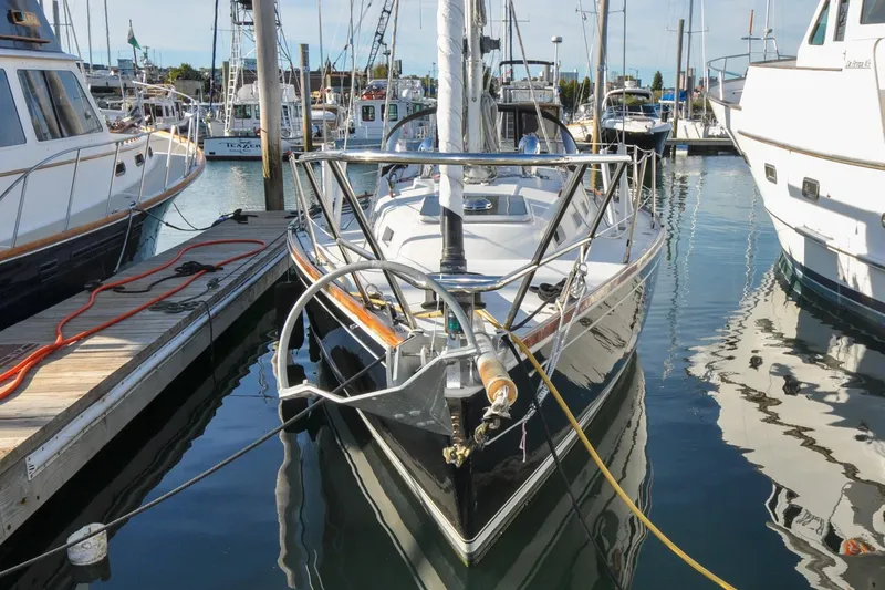 Slide: The Image of Sabre 36 - Poppy - On Dock - 2