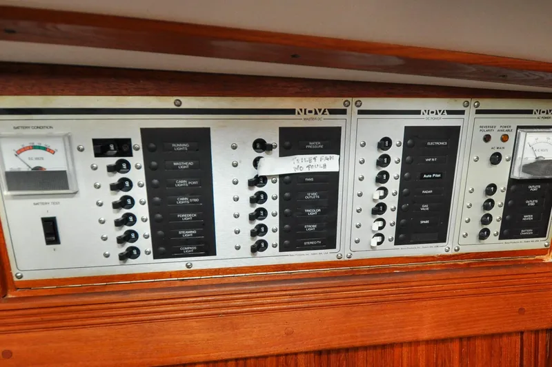 Slide: The Image of Sabre 36 - Poppy - Navigation Station - Electical Distribution Panel - 58