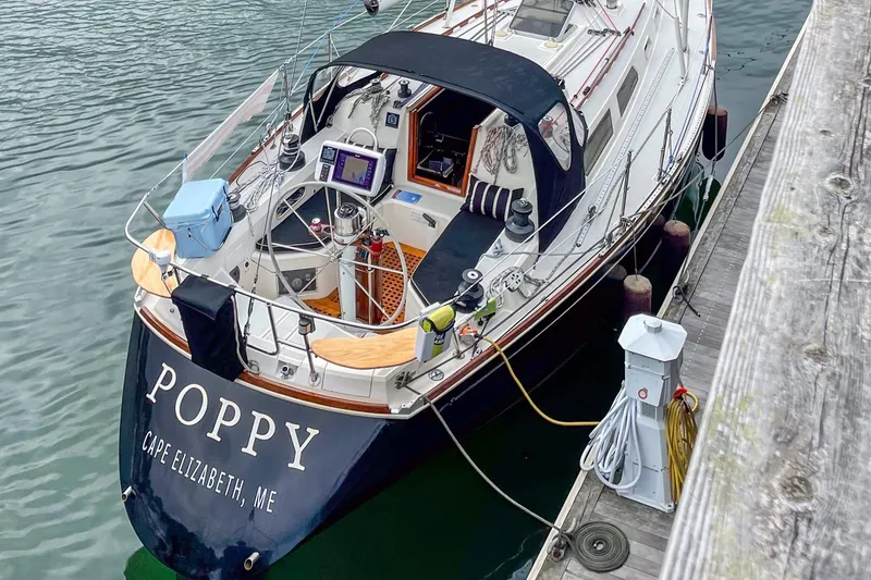 Slide: The Image of Sabre 36 - Poppy - On Dock - 6