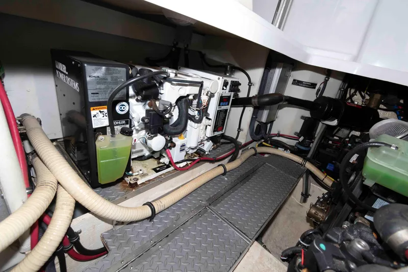 Slide: The Image of Engine room of 2008 Formula 31 Performance Cruiser with Kohler power system. - 20