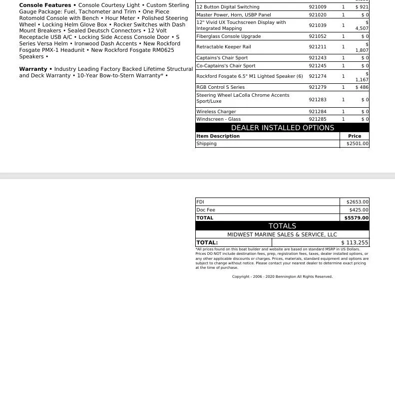 Slide: The Image of Bennington 22 SSB Sport 2026 - 3