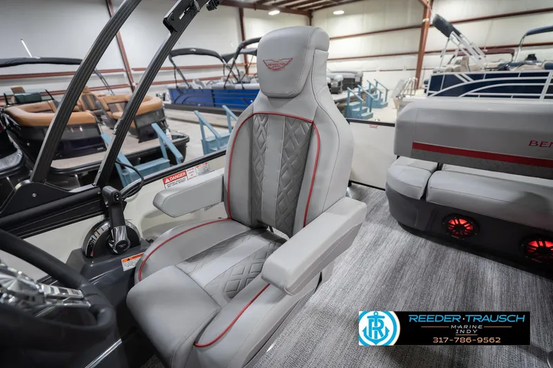 Slide: The Image of Luxurious interior of 2026 Bennington 22 ML boat with premium seating and modern design. - 30