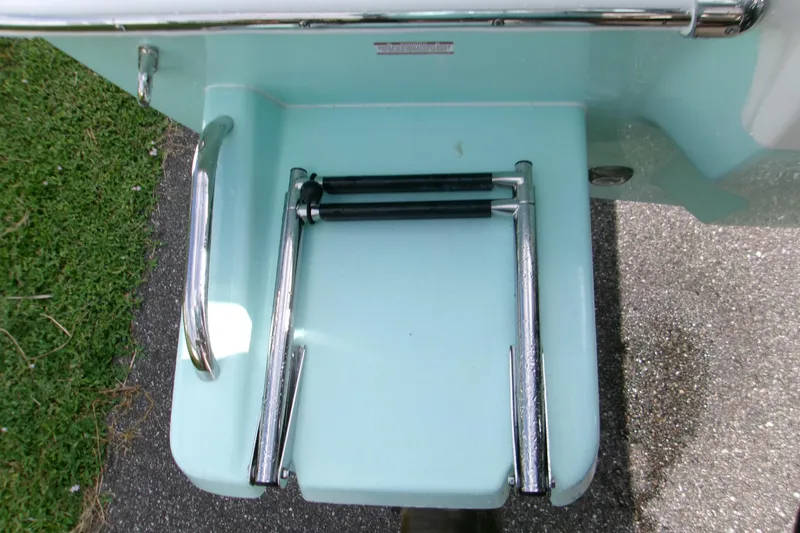 Slide: The Image of Swim platform with ladder on 2026 Key West 179 FS boat. - 4