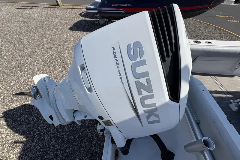 Slide: The Image of Suzuki outboard motor on 2012 Sea Fox 226 Center Console boat. - 13