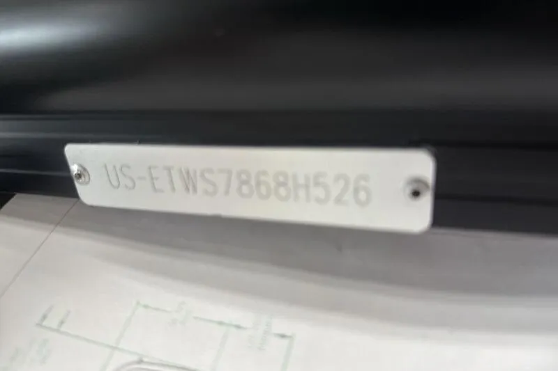 Slide: The Image of Hull identification number on a 2026 Bennington 22 MSBSF boat. - 12