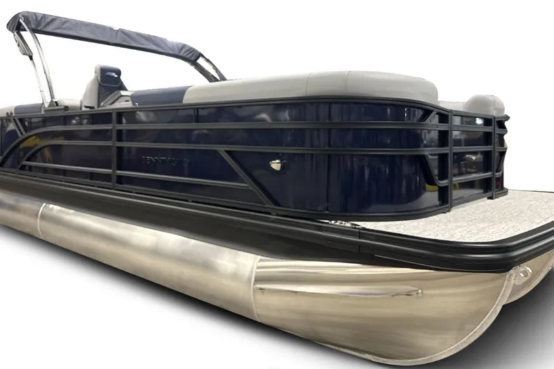 The Image of 2026 Bennington 23 SSRSF pontoon boat with sleek design and modern features. - 2