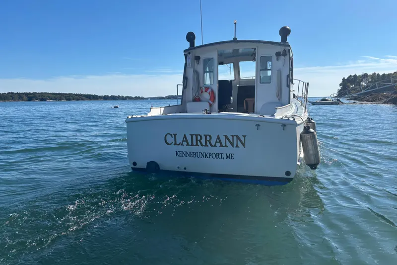 Slide: The Image of 1985 Jarvis Newman 36 boat named Clairrann on Kennebunkport waters. - 54