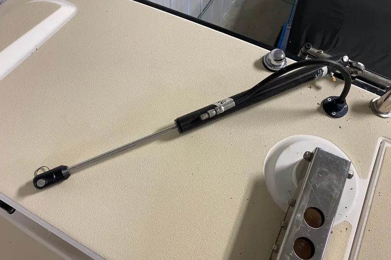 Slide: The Image of 2014 J Boats J/100 deck with installed tiller extension. - 13